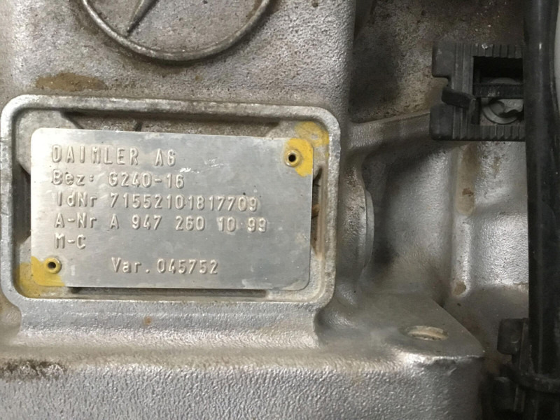 Mercedes-Benz GMK 4100, 4100-L, 5095, 5110-1, 5130 -2 gearbox G240-16 - Gearbox untuk Derek: gambar 5 Mercedes-Benz GMK 4100, 4100-L, 5095, 5110-1, 5130 -2 gearbox G240-16 - Gearbox untuk Derek: gambar 5