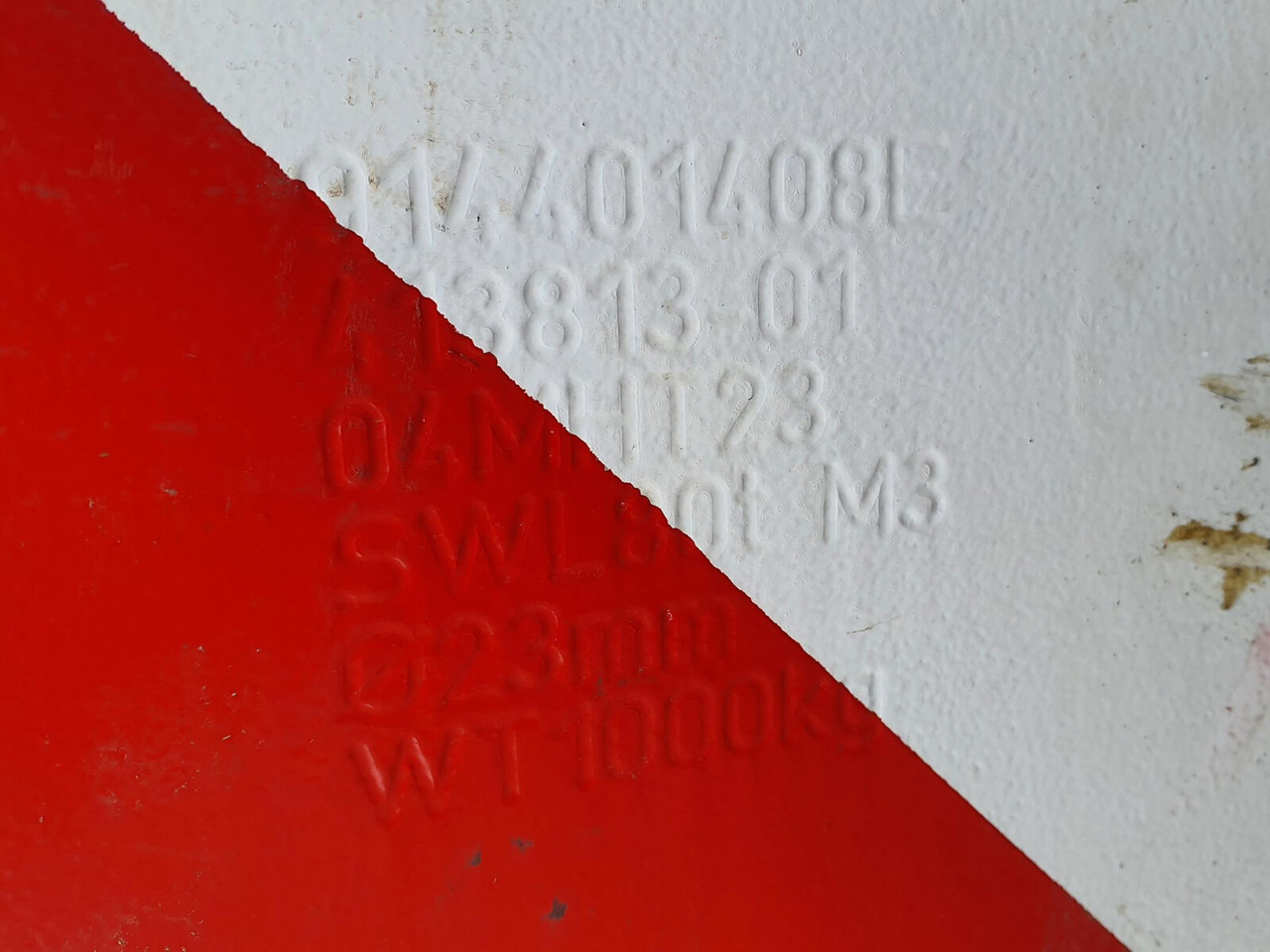 Liebherr Hook block 23mm 3 sheave 80 ton - Suku cadang untuk Derek: gambar 5 Liebherr Hook block 23mm 3 sheave 80 ton - Suku cadang untuk Derek: gambar 5