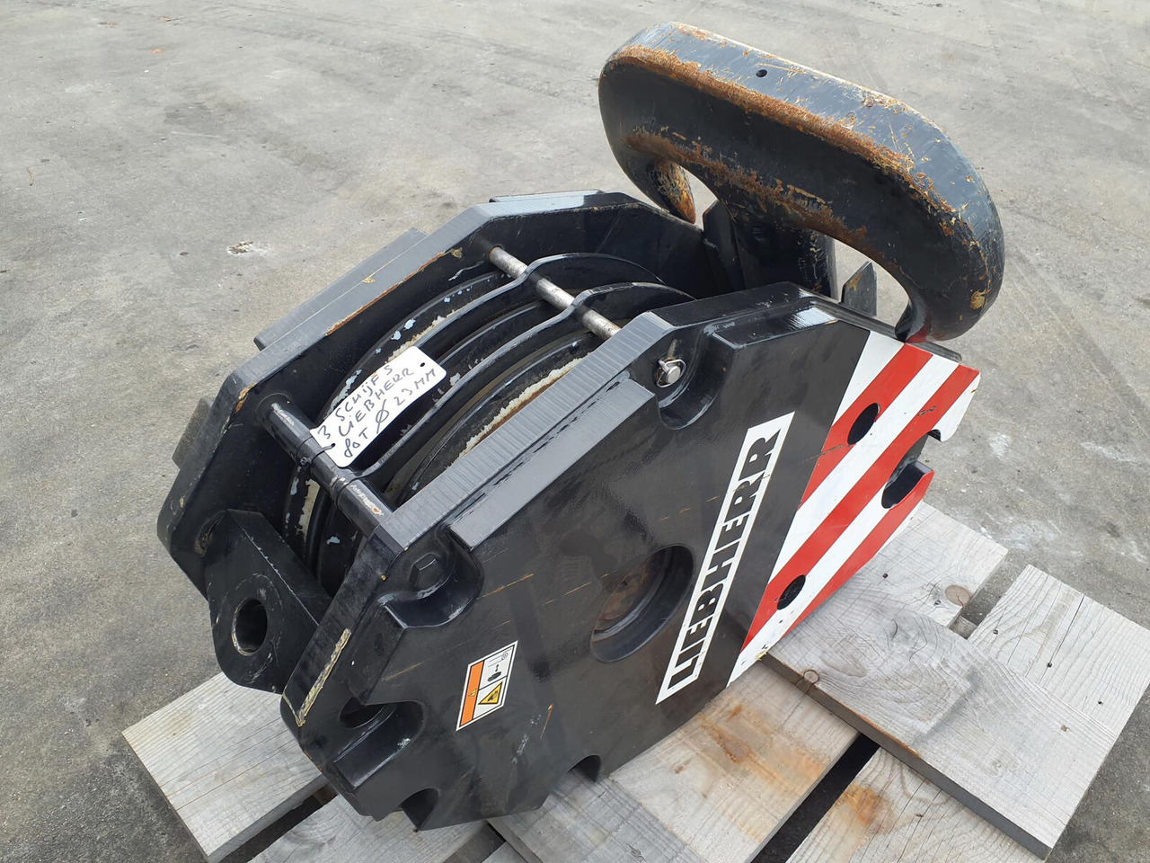 Liebherr Hook block 23mm 3 sheave 80 ton - Suku cadang untuk Derek: gambar 4 Liebherr Hook block 23mm 3 sheave 80 ton - Suku cadang untuk Derek: gambar 4