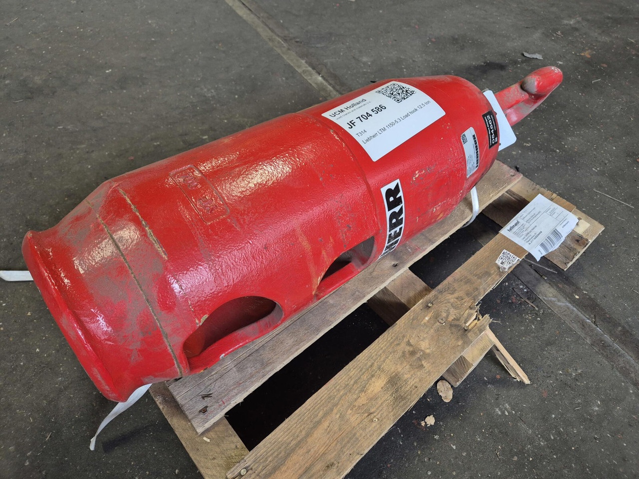 Liebherr LTM 1150-5.3 Load hook 12.5 ton - Suku cadang untuk Derek: gambar 4 Liebherr LTM 1150-5.3 Load hook 12.5 ton - Suku cadang untuk Derek: gambar 4