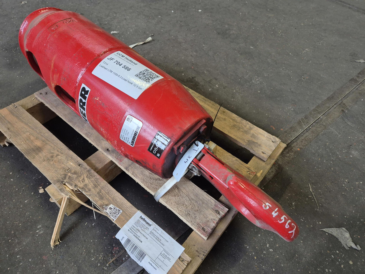 Liebherr LTM 1150-5.3 Load hook 12.5 ton - Suku cadang untuk Derek: gambar 3 Liebherr LTM 1150-5.3 Load hook 12.5 ton - Suku cadang untuk Derek: gambar 3