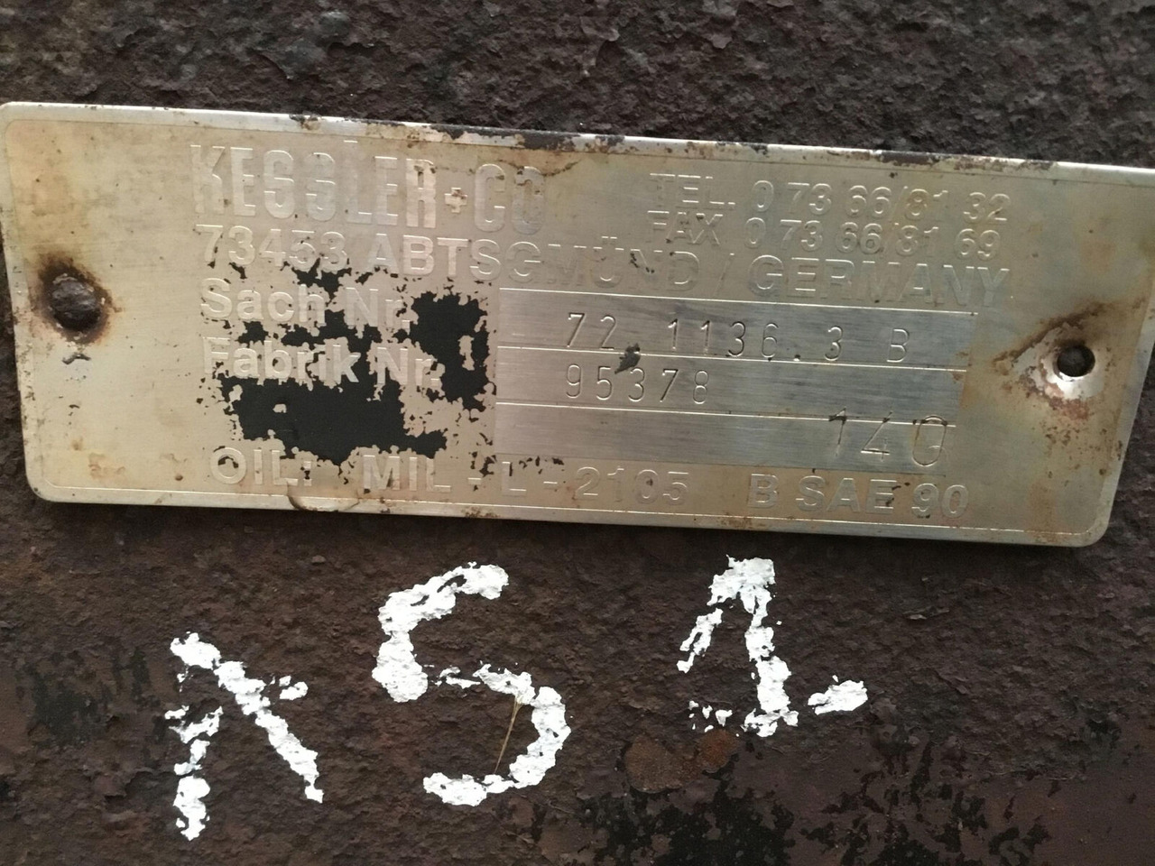 Terex AC 100 axle housing axle 1 - Poros dan bagian untuk Derek bergerak: gambar 5 Terex AC 100 axle housing axle 1 - Poros dan bagian untuk Derek bergerak: gambar 5