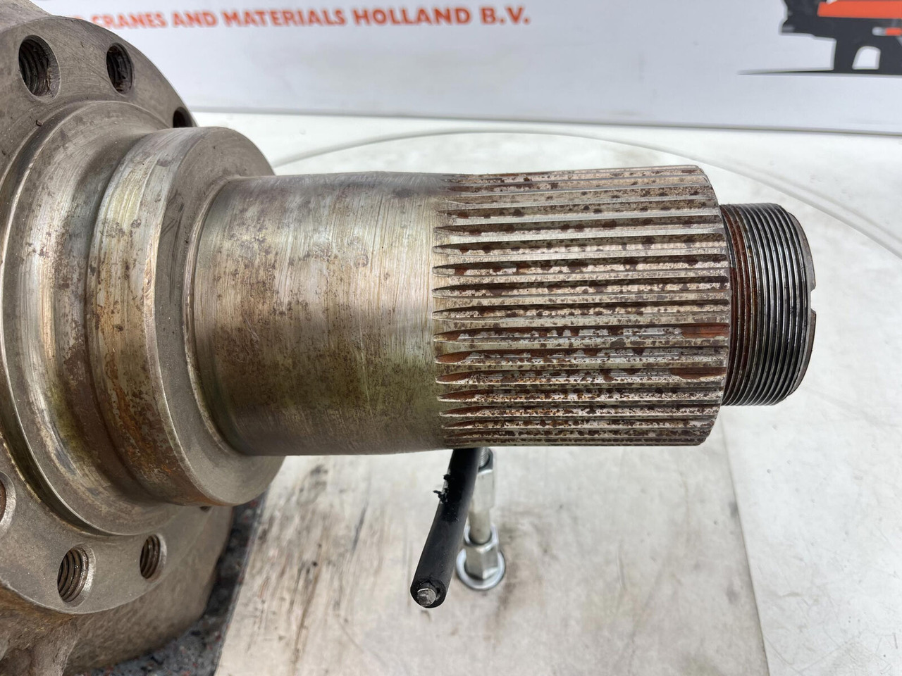 Buku jari kemudi untuk Derek bergerak Terex HC 340 Steering knuckle 12 holes axle 6: gambar 9