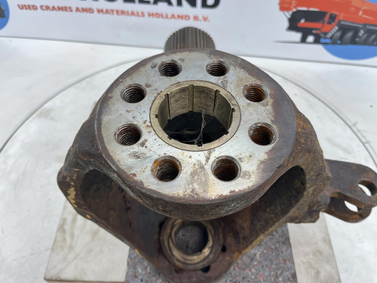 Buku jari kemudi untuk Derek bergerak Terex HC 340 Steering knuckle 12 holes axle 6: gambar 7