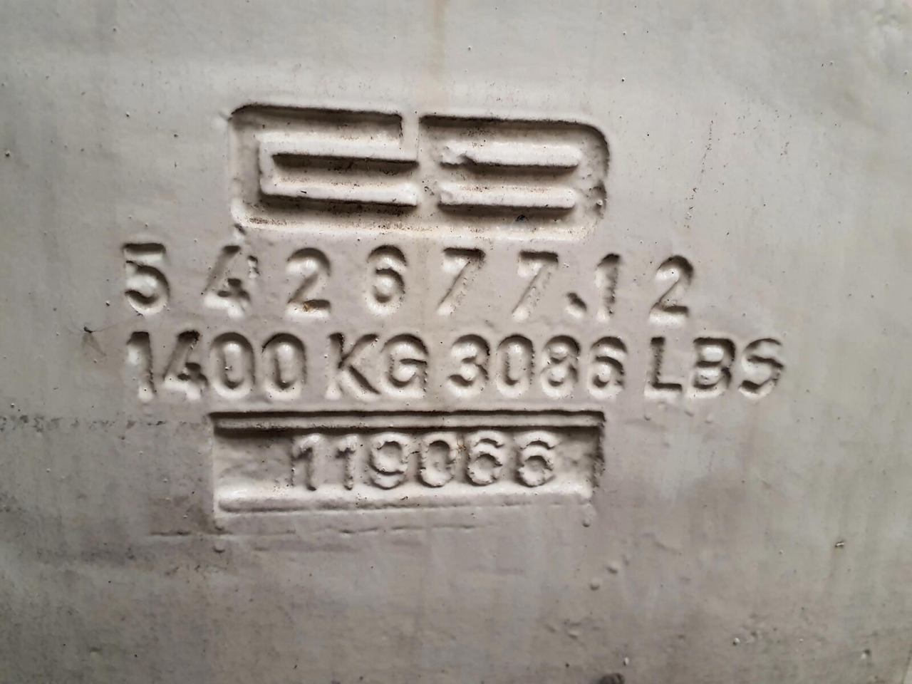 Counterweight untuk Derek bergerak Terex Terex Challenger 4200 counterweight 1,4 ton: gambar 7
