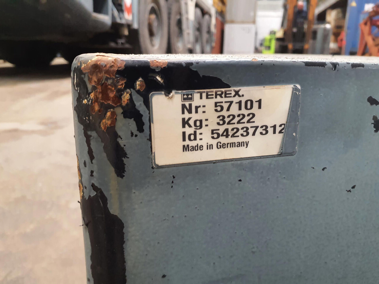 Terex Terex Demag Challenger 4200 counterweight 3.2 Ton - Counterweight untuk Derek bergerak: gambar 5 Terex Terex Demag Challenger 4200 counterweight 3.2 Ton - Counterweight untuk Derek bergerak: gambar 5