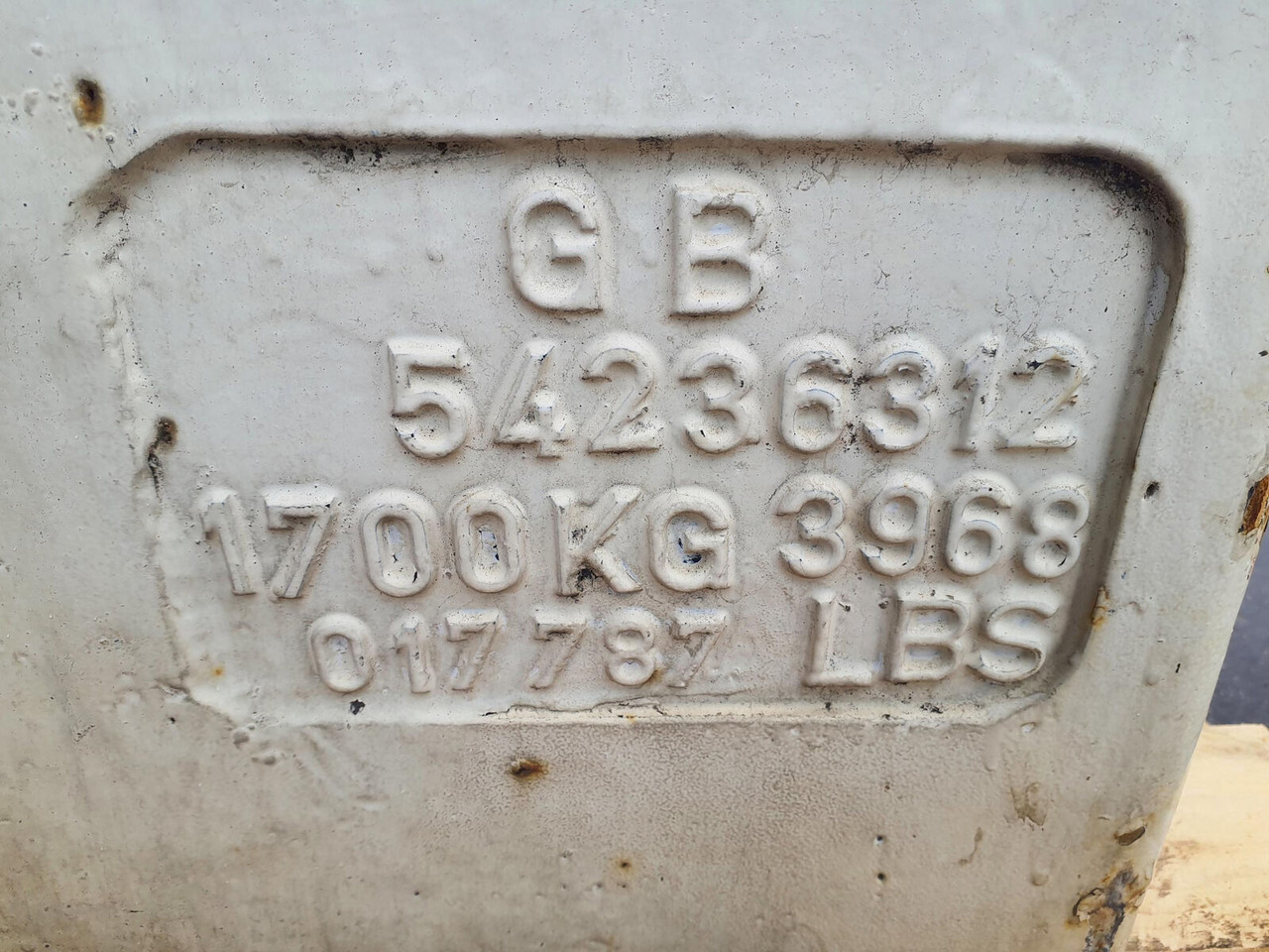 Terex Terex Demag challenger 4200 counterweight 1.7T - Counterweight untuk Derek bergerak: gambar 5 Terex Terex Demag challenger 4200 counterweight 1.7T - Counterweight untuk Derek bergerak: gambar 5