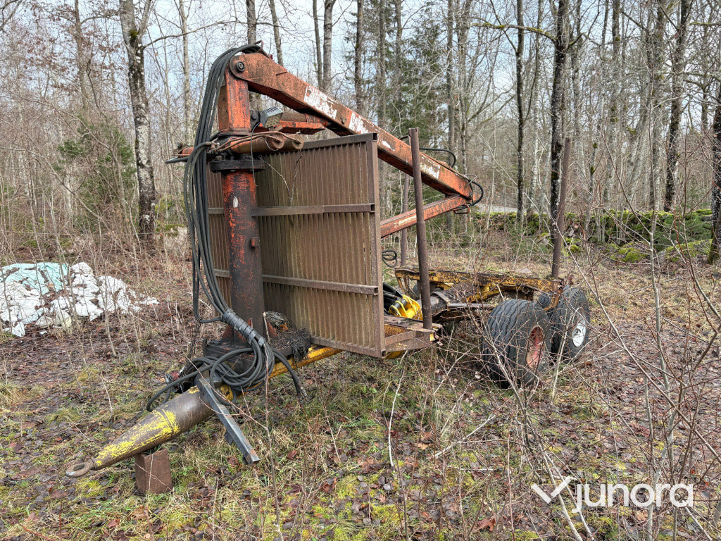 Skogsvagn med kran - Moheda FMV 2200, enkelteleskopisk - Trailer kehutanan: gambar 1 Skogsvagn med kran - Moheda FMV 2200, enkelteleskopisk - Trailer kehutanan: gambar 1