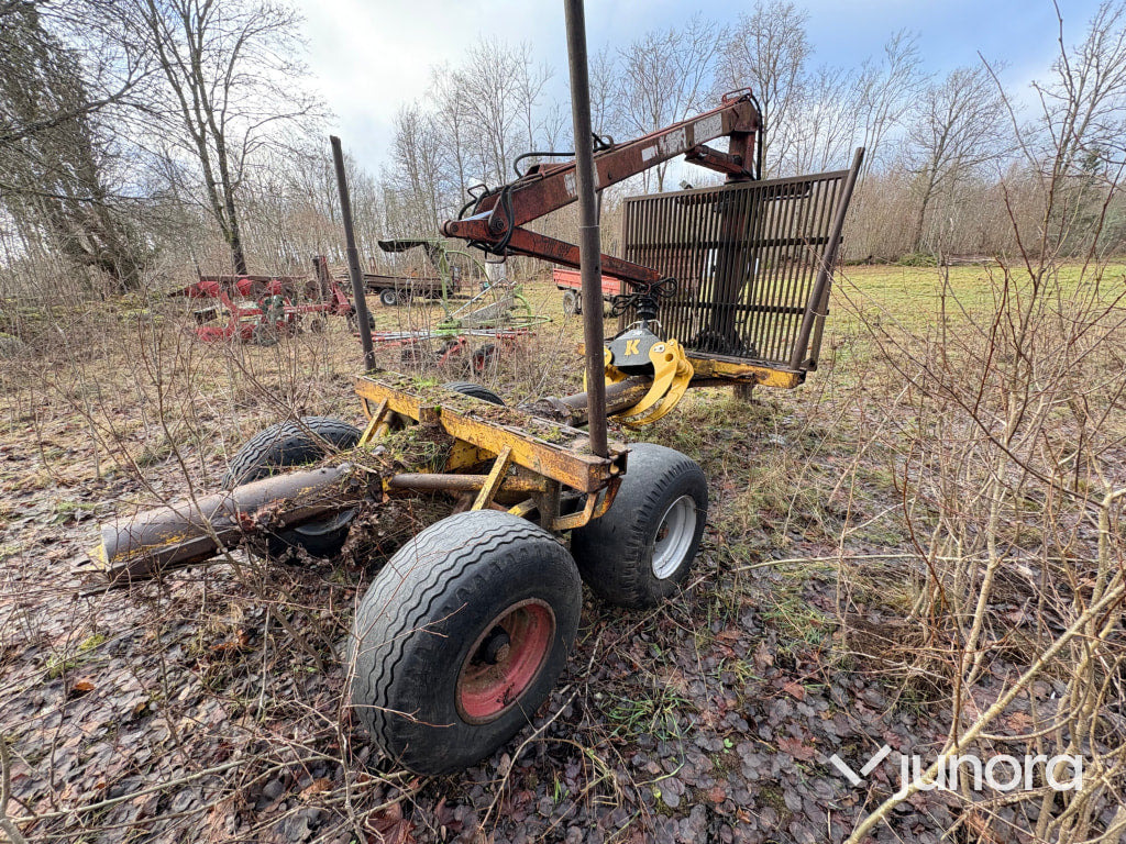 Skogsvagn med kran - Moheda FMV 2200, enkelteleskopisk - Trailer kehutanan: gambar 5 Skogsvagn med kran - Moheda FMV 2200, enkelteleskopisk - Trailer kehutanan: gambar 5