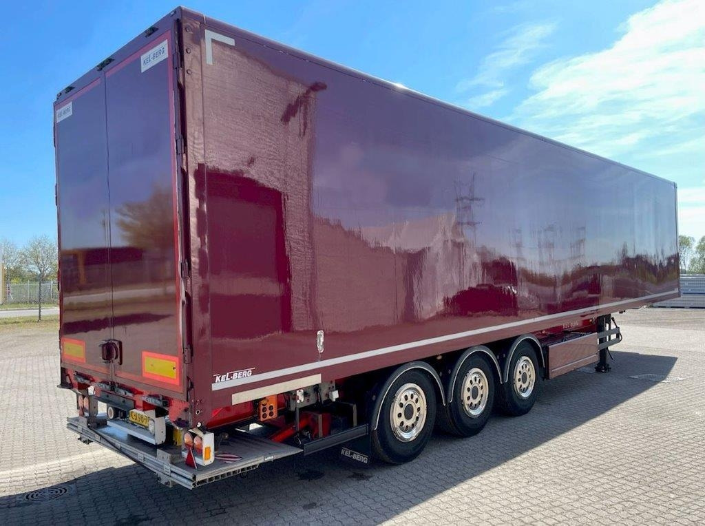 Kel-Berg 3-aks med folde-slædelift - Semi-trailer kotak tertutup: gambar 1 Kel-Berg 3-aks med folde-slædelift - Semi-trailer kotak tertutup: gambar 1