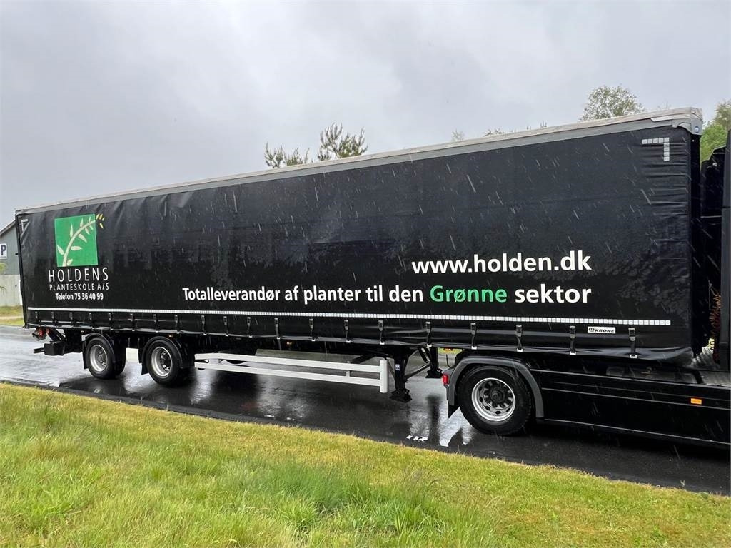 Krone 13,6 mtr gardin - lodretstående lift - Semi-trailer dengan terpal samping: gambar 4 Krone 13,6 mtr gardin - lodretstående lift - Semi-trailer dengan terpal samping: gambar 4