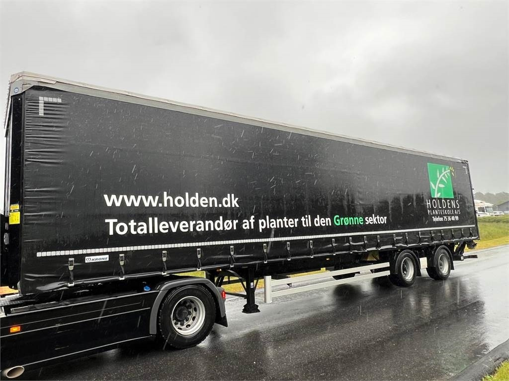 Krone 13,6 mtr gardin - lodretstående lift - Semi-trailer dengan terpal samping: gambar 5 Krone 13,6 mtr gardin - lodretstående lift - Semi-trailer dengan terpal samping: gambar 5