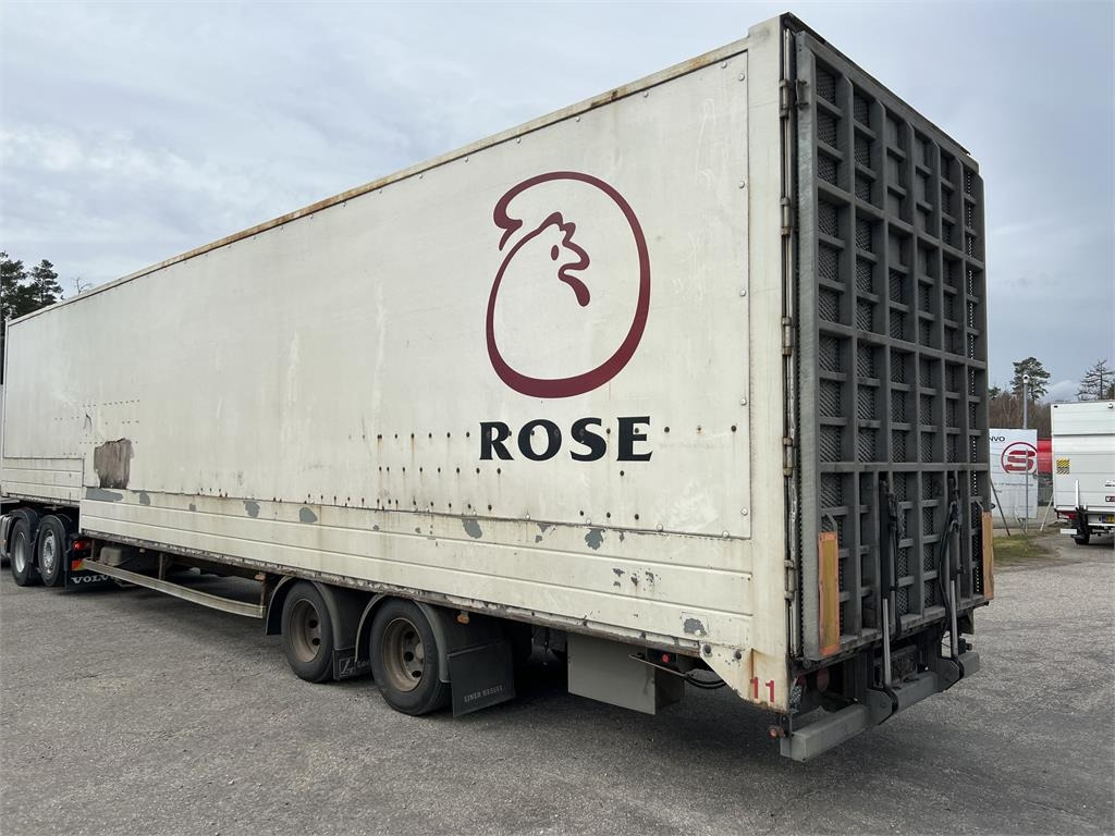 Leci 13,6 mtr. box læsserampe - Semi-trailer kotak tertutup: gambar 1 Leci 13,6 mtr. box læsserampe - Semi-trailer kotak tertutup: gambar 1