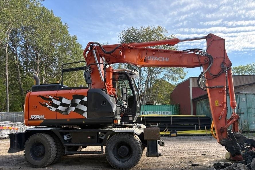 Hitachi ZX170W-6 + Peräkärry 2-akselinen  - Ekskavator roda: gambar 3 Hitachi ZX170W-6 + Peräkärry 2-akselinen  - Ekskavator roda: gambar 3