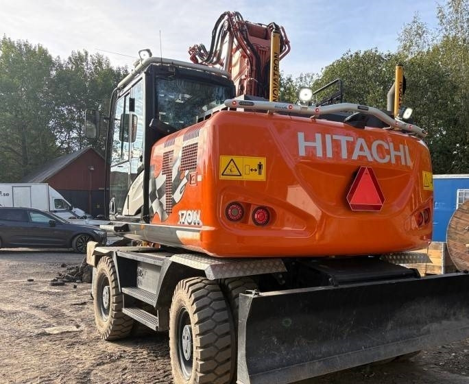 Hitachi ZX170W-6 + Peräkärry 2-akselinen  - Ekskavator roda: gambar 2 Hitachi ZX170W-6 + Peräkärry 2-akselinen  - Ekskavator roda: gambar 2