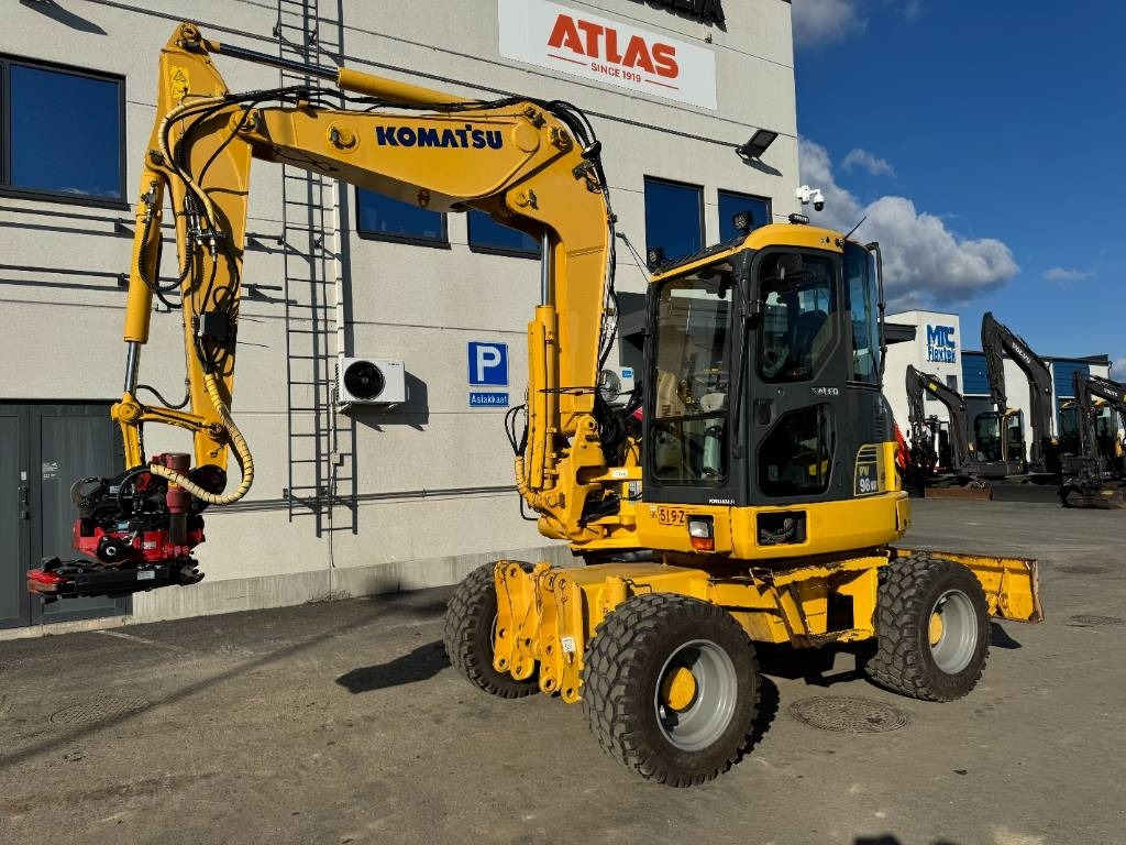 Komatsu PW 98 MR-6 - Ekskavator roda: gambar 2 Komatsu PW 98 MR-6 - Ekskavator roda: gambar 2