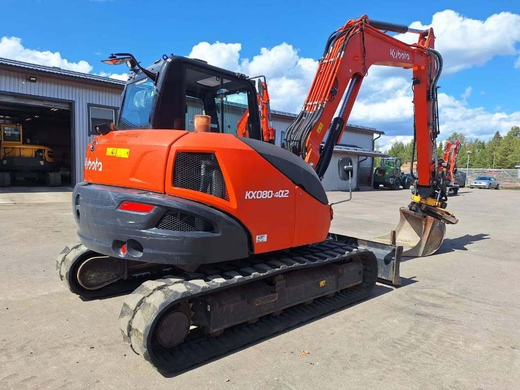 Kubota KX080-4a2 PYÖRITTÄJÄLLÄ - Ekskavator mini: gambar 3 Kubota KX080-4a2 PYÖRITTÄJÄLLÄ - Ekskavator mini: gambar 3