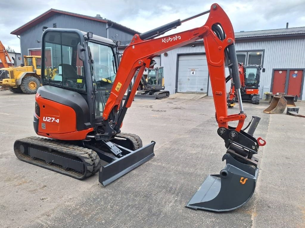 Ekskavator mini Kubota U27-4 KALLISTAJALLA, HUOLLETTU: gambar 6