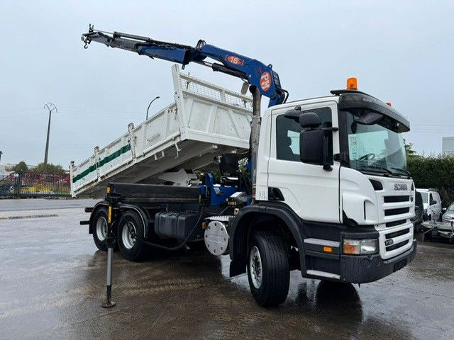 Scania PRT 380. 6x4. Kipper + Kran PM 16 Funk. Klima. - Truk jungkit, Truk derek: gambar 3 Scania PRT 380. 6x4. Kipper + Kran PM 16 Funk. Klima. - Truk jungkit, Truk derek: gambar 3