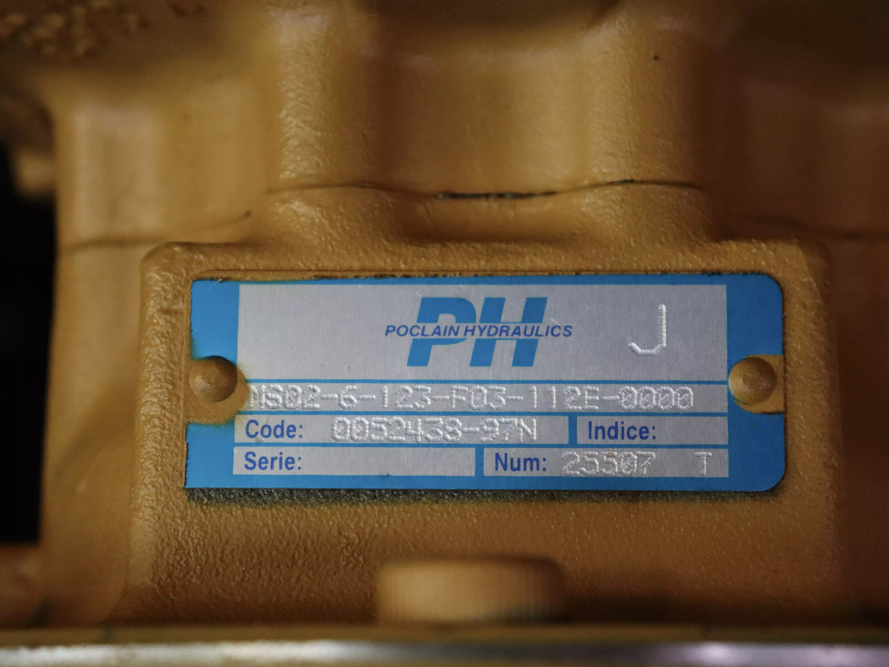 POCLAIN MS02-6-123-F03-112E-0000 - Motor hidrolik untuk Peralatan konstruksi: gambar 4 POCLAIN MS02-6-123-F03-112E-0000 - Motor hidrolik untuk Peralatan konstruksi: gambar 4