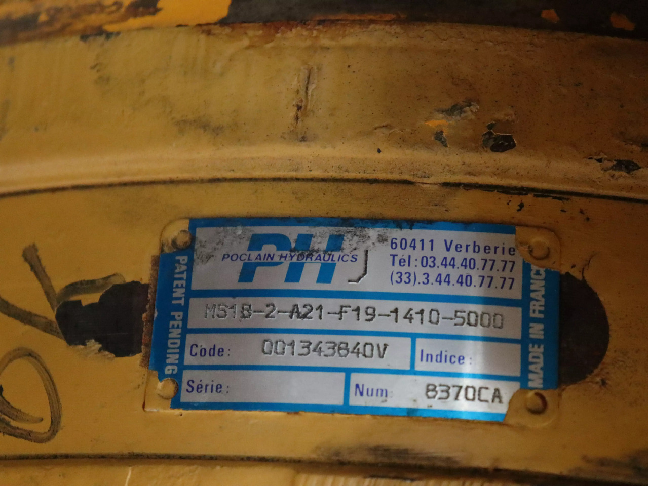 POCLAIN MS18-2-A21-F19-1410-5000 - Motor hidrolik untuk Peralatan konstruksi: gambar 4 POCLAIN MS18-2-A21-F19-1410-5000 - Motor hidrolik untuk Peralatan konstruksi: gambar 4
