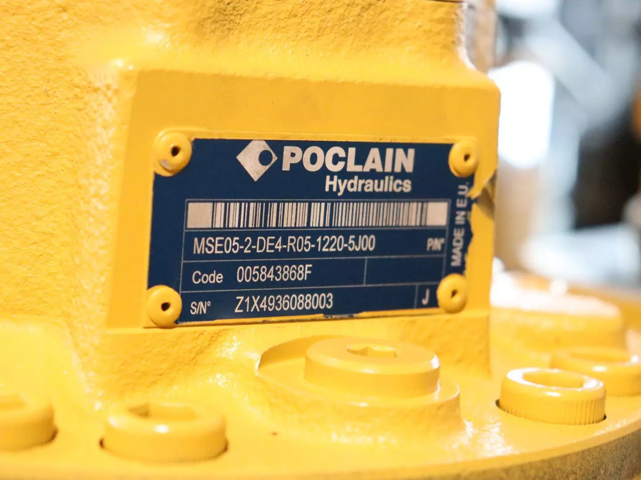 POCLAIN MSE05-2-DE4-R05-1220-5J00 - Motor hidrolik untuk Peralatan konstruksi: gambar 4 POCLAIN MSE05-2-DE4-R05-1220-5J00 - Motor hidrolik untuk Peralatan konstruksi: gambar 4