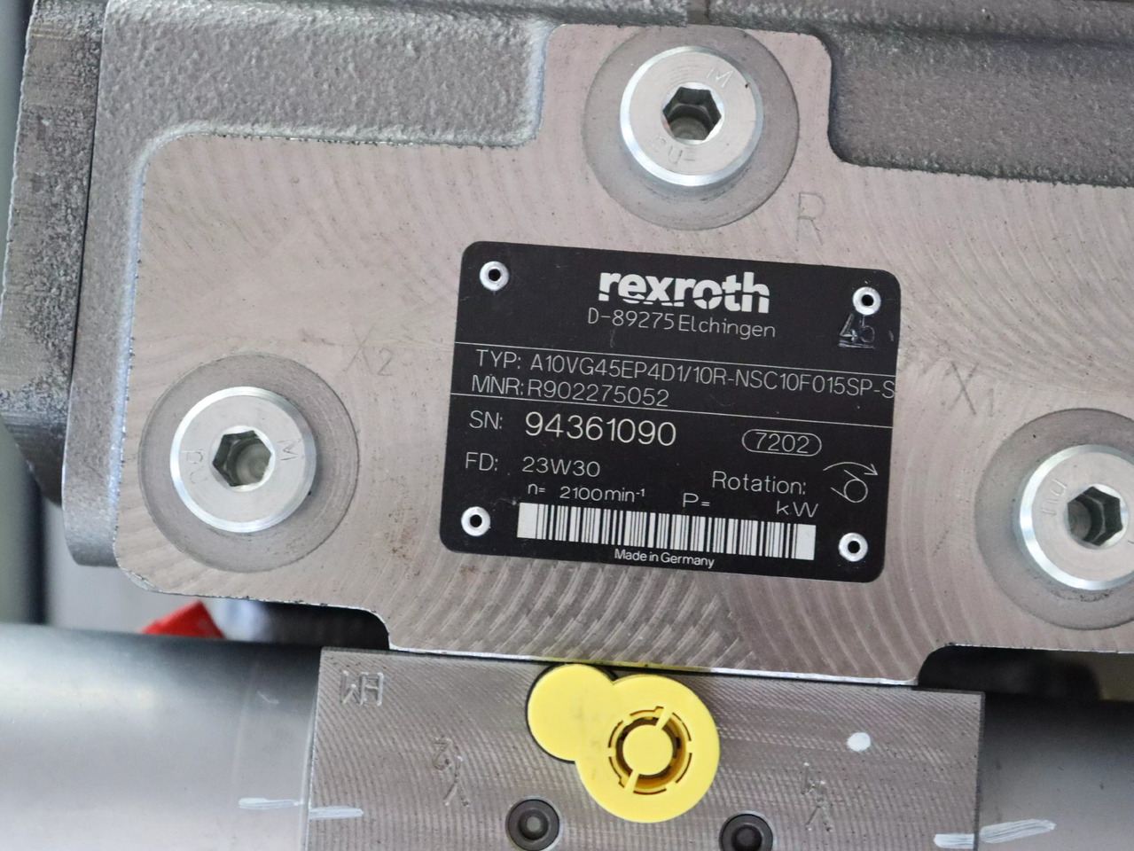 REXROTH A10VG45EP3D1/10R-NSC10F015SP-S - Pompa hidrolik untuk Peralatan konstruksi: gambar 4 REXROTH A10VG45EP3D1/10R-NSC10F015SP-S - Pompa hidrolik untuk Peralatan konstruksi: gambar 4