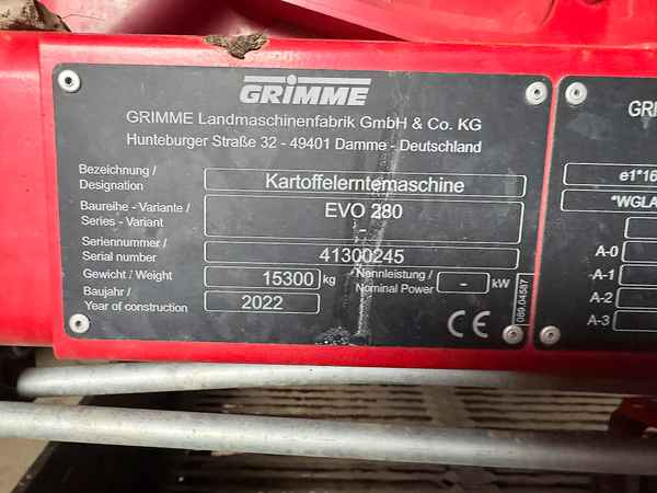 Grimme EVO 280 ClodSep - Mesin pemanen: gambar 5 Grimme EVO 280 ClodSep - Mesin pemanen: gambar 5