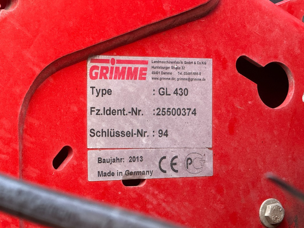Grimme GL 430 - Mesin pemanen: gambar 2 Grimme GL 430 - Mesin pemanen: gambar 2