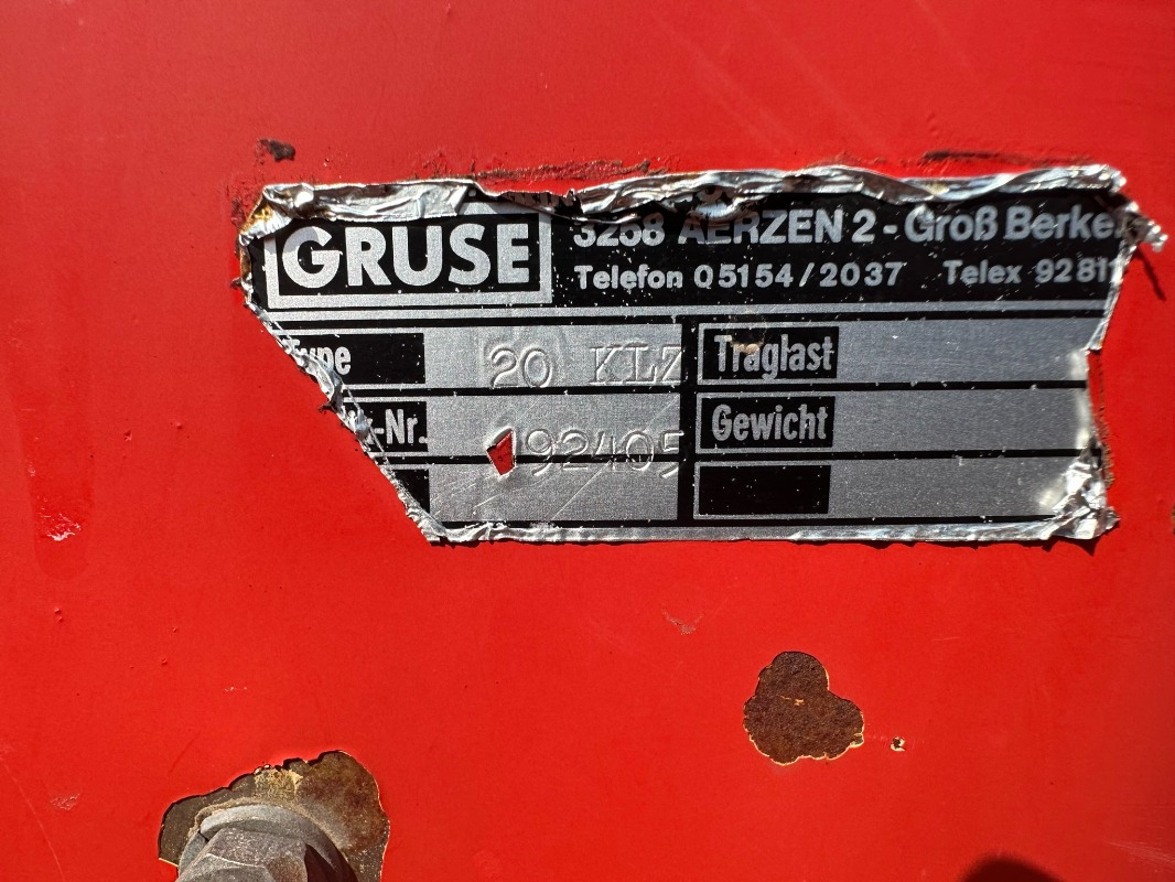 Gruse Gruse VL-20-KLZ - Mesin pemanen: gambar 2 Gruse Gruse VL-20-KLZ - Mesin pemanen: gambar 2