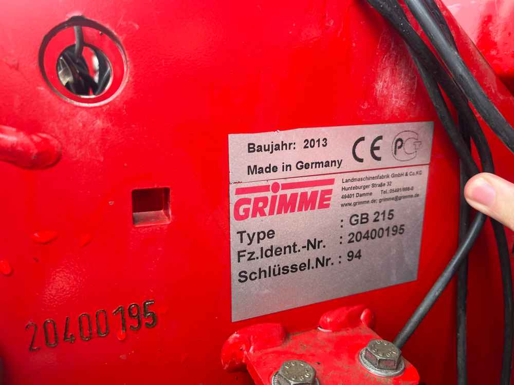 Grimme GB 215 - Mesin pemanen: gambar 2 Grimme GB 215 - Mesin pemanen: gambar 2