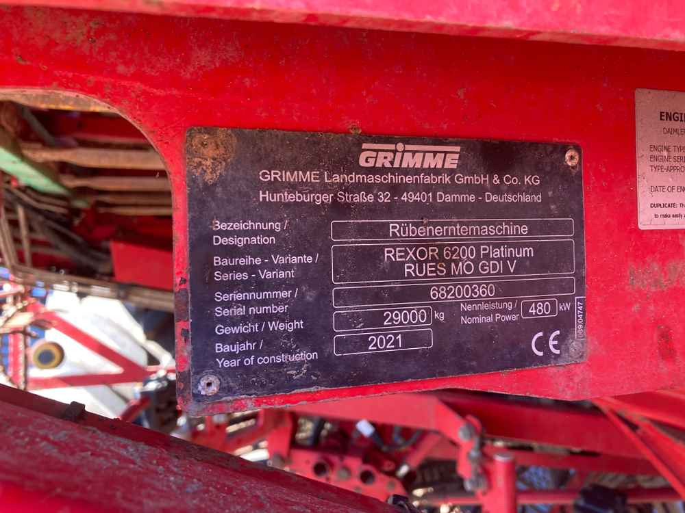 Grimme Grimme Rexor 620 Self-Propelled Sugarbeet Harvester - Mesin pengolahan tanah: gambar 2 Grimme Grimme Rexor 620 Self-Propelled Sugarbeet Harvester - Mesin pengolahan tanah: gambar 2