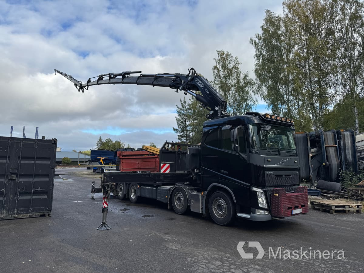 Bodbil Volvo FH 82F med Fassi F820 kran & jib - Truk flatbed, Truk derek: gambar 3 Bodbil Volvo FH 82F med Fassi F820 kran & jib - Truk flatbed, Truk derek: gambar 3