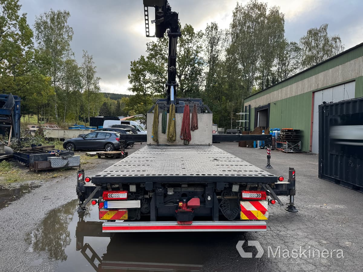 Truk flatbed, Truk derek Bodbil Volvo FH 82F med Fassi F820 kran & jib: gambar 6