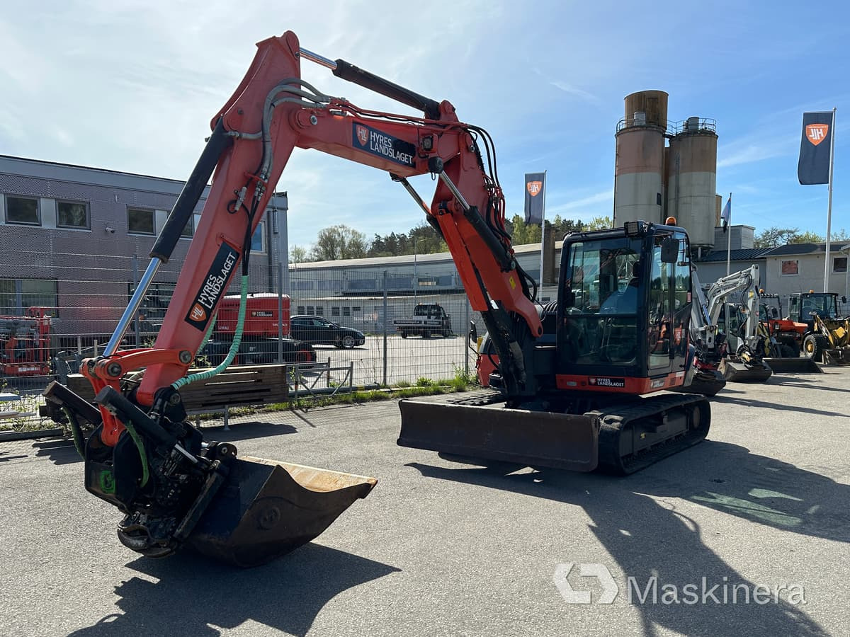 Grävmaskin Kubota KX080-4 - Ekskavator perayap: gambar 1 Grävmaskin Kubota KX080-4 - Ekskavator perayap: gambar 1