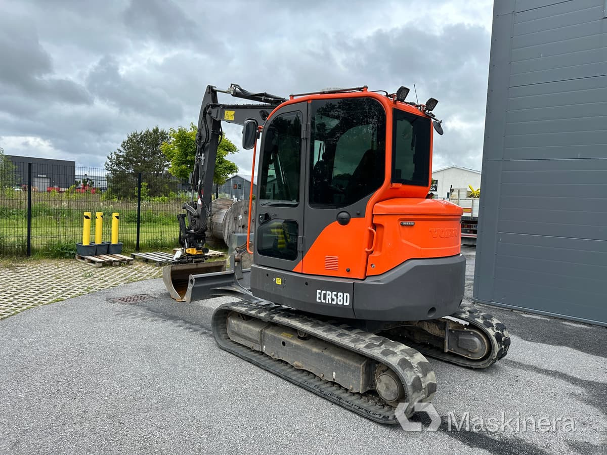 Ekskavator perayap Grävmaskin Volvo ECR58D: gambar 7