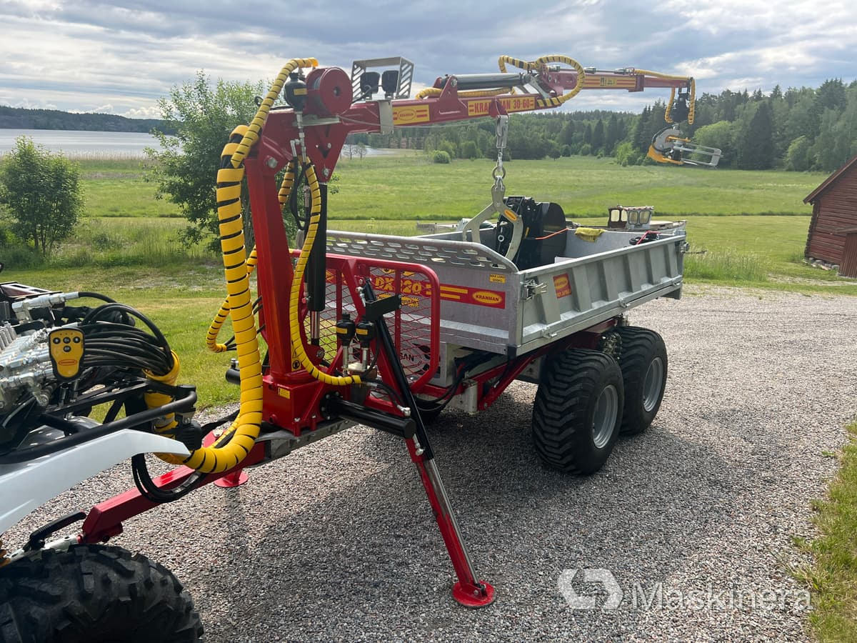Griplastarvagn Kranman T1750 med tillbehör - Trailer kehutanan: gambar 2 Griplastarvagn Kranman T1750 med tillbehör - Trailer kehutanan: gambar 2