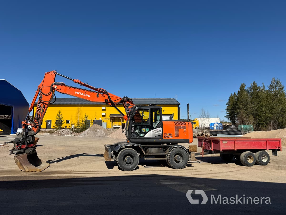 Hitachi ZX170W-5B Hjulgrävare Hitachi ZX170W med vagn - Ekskavator perayap: gambar 2 Hitachi ZX170W-5B Hjulgrävare Hitachi ZX170W med vagn - Ekskavator perayap: gambar 2