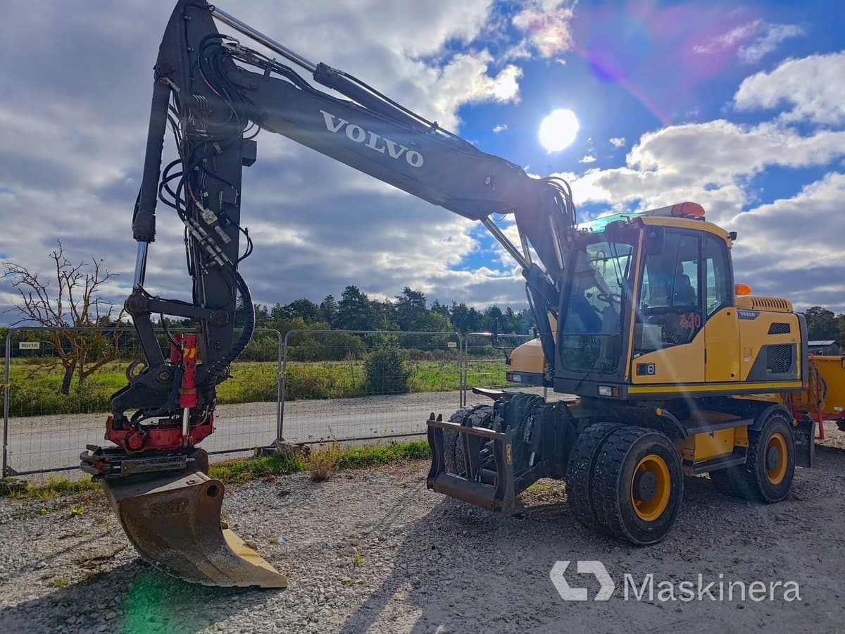 Hjulgrävare Volvo EW160D - Ekskavator perayap: gambar 1 Hjulgrävare Volvo EW160D - Ekskavator perayap: gambar 1