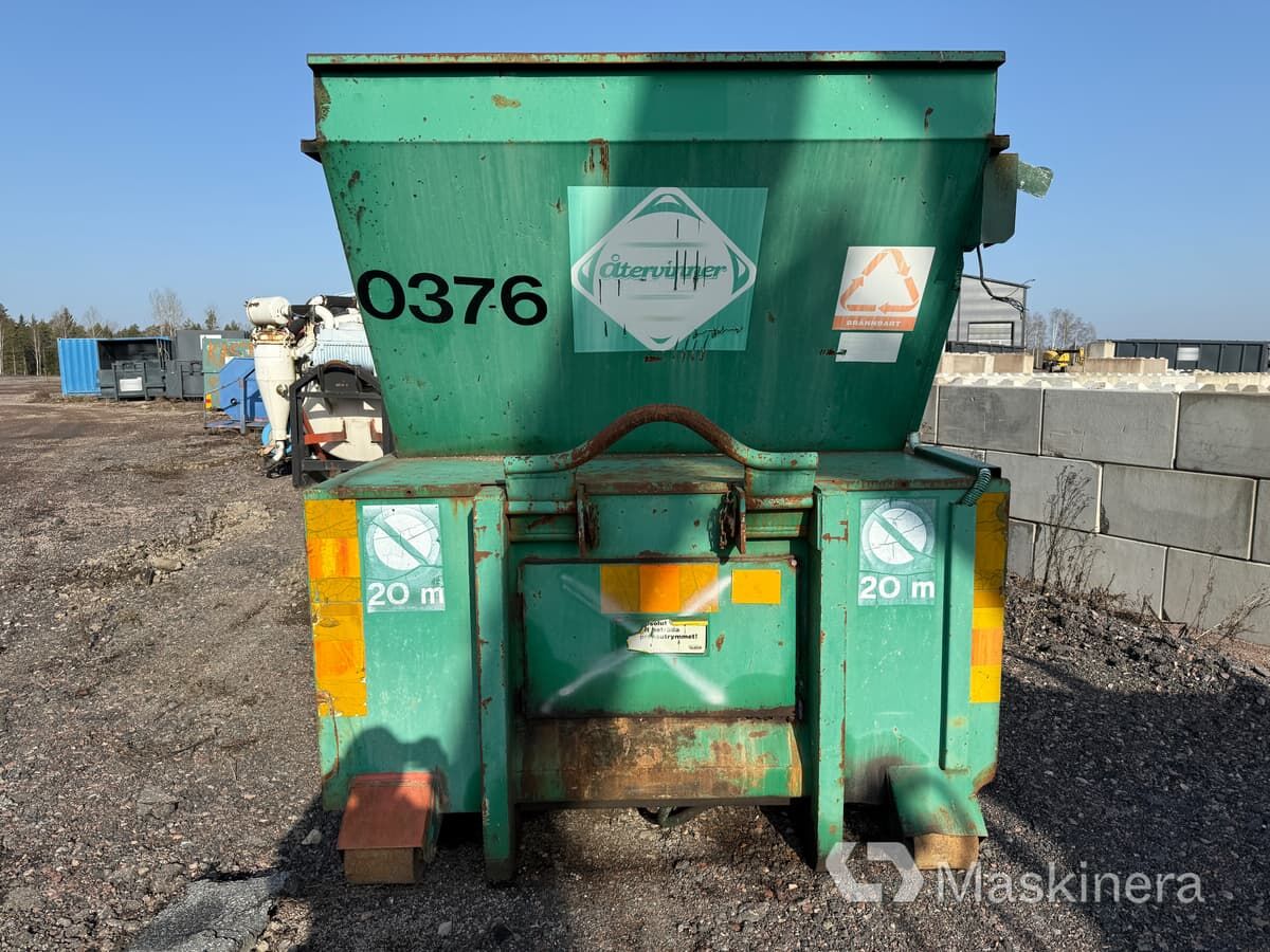 Mobil komprimator Rodab RCM20 på lastväxlarram (Rep. Objekt) - Wadah kontainer, Badan truk sampah: gambar 2 Mobil komprimator Rodab RCM20 på lastväxlarram (Rep. Objekt) - Wadah kontainer, Badan truk sampah: gambar 2