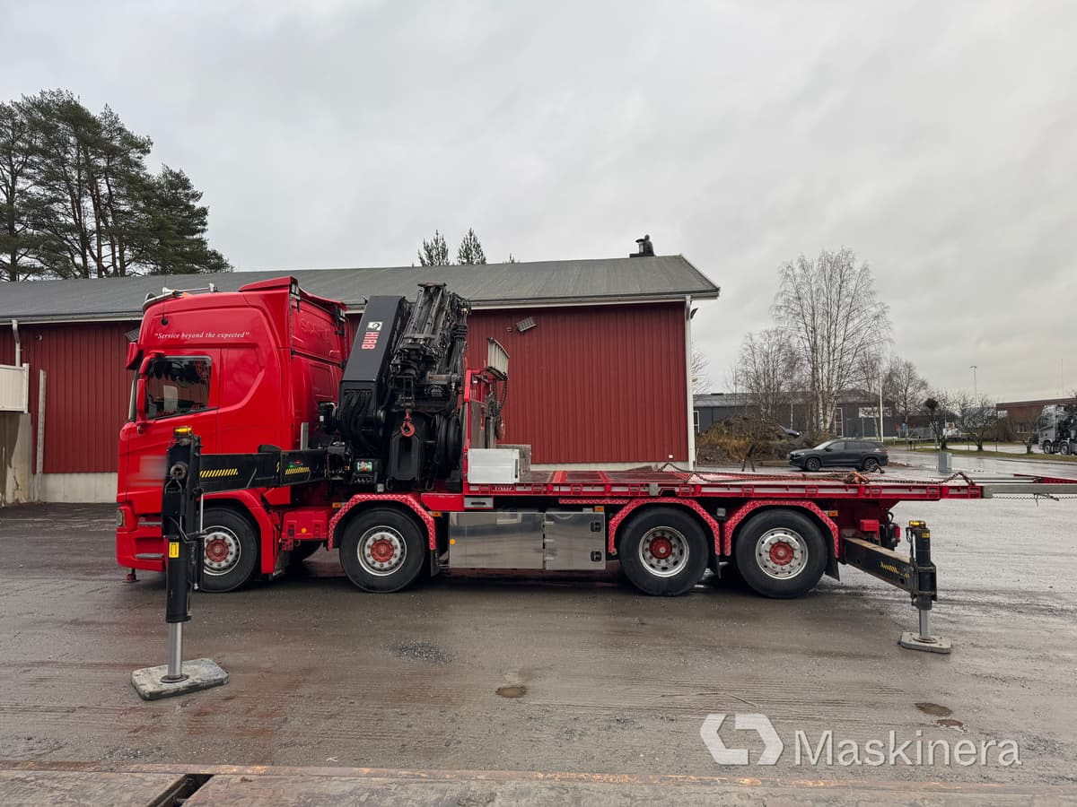 Scania R520B8X2*6NB Kranbil Scania R520 - Truk flatbed, Truk derek: gambar 2 Scania R520B8X2*6NB Kranbil Scania R520 - Truk flatbed, Truk derek: gambar 2