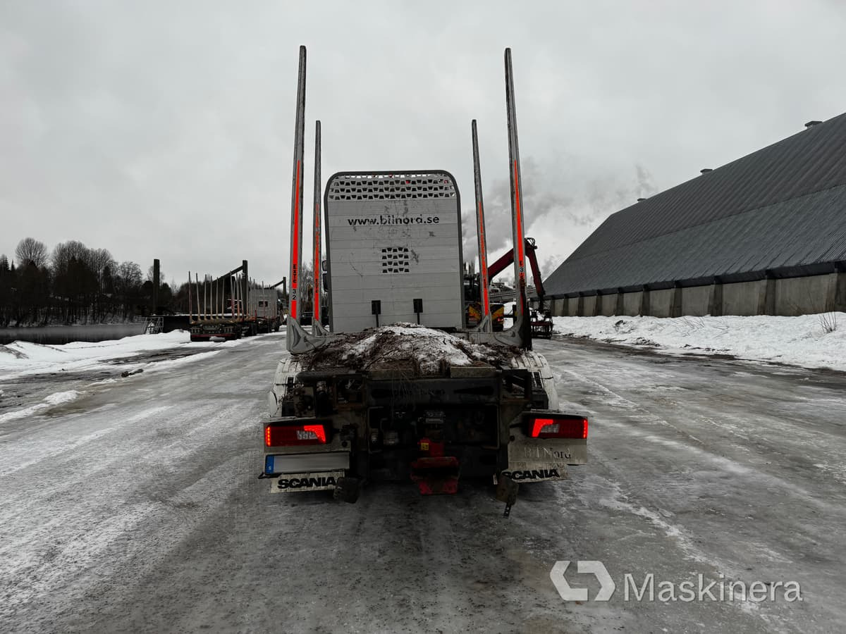 Scania R650B6X4NB Timmerekipage Scania R650B med kran och HLM Släp - Truk logging: gambar 4 Scania R650B6X4NB Timmerekipage Scania R650B med kran och HLM Släp - Truk logging: gambar 4