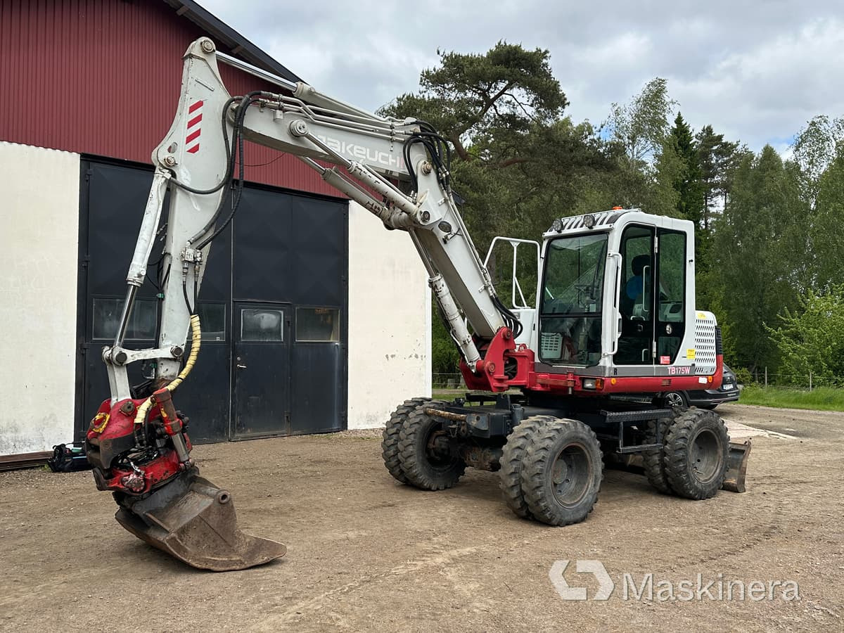 Ekskavator perayap Takeuchi Take-Job TB 175W Hjulgrävare Take-Job TB 175W: gambar 1