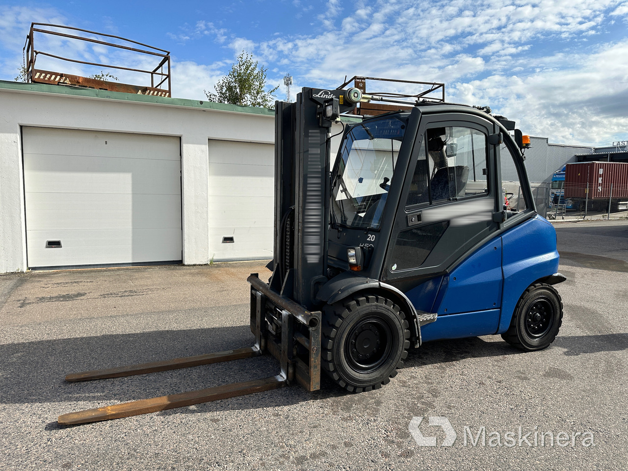 Truck Linde H50D Triplex - Forklift diesel: gambar 1 Truck Linde H50D Triplex - Forklift diesel: gambar 1