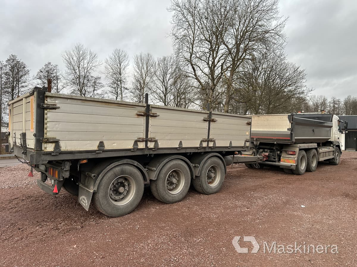 VOLVO FM 6*2 450 Schaktbil Volvo FM 450 med 3-axlad jigg - Truk jungkit, Trailer flatbed: gambar 4 VOLVO FM 6*2 450 Schaktbil Volvo FM 450 med 3-axlad jigg - Truk jungkit, Trailer flatbed: gambar 4