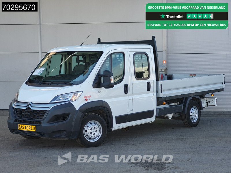 Citroën Jumper 140PK Open Laadbak Dubbele Cabine Euro6 Pritsche Pickup Open Box - Van flatbed: gambar 1 Citroën Jumper 140PK Open Laadbak Dubbele Cabine Euro6 Pritsche Pickup Open Box - Van flatbed: gambar 1