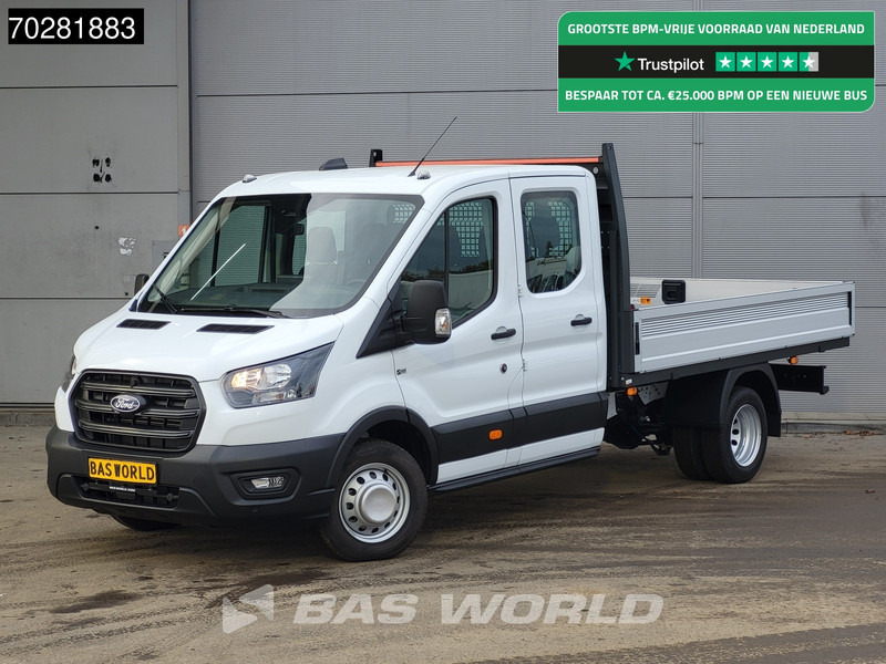 Ford Transit 165pk Automaat Dubbel Cabine Open Laadbak 3,5t Trekhaak Dubbellucht 165PK Airco Cruise Camera Parkeersensoren Euro6 Pritsche Pic - Van flatbed: gambar 1 Ford Transit 165pk Automaat Dubbel Cabine Open Laadbak 3,5t Trekhaak Dubbellucht 165PK Airco Cruise Camera Parkeersensoren Euro6 Pritsche Pic - Van flatbed: gambar 1