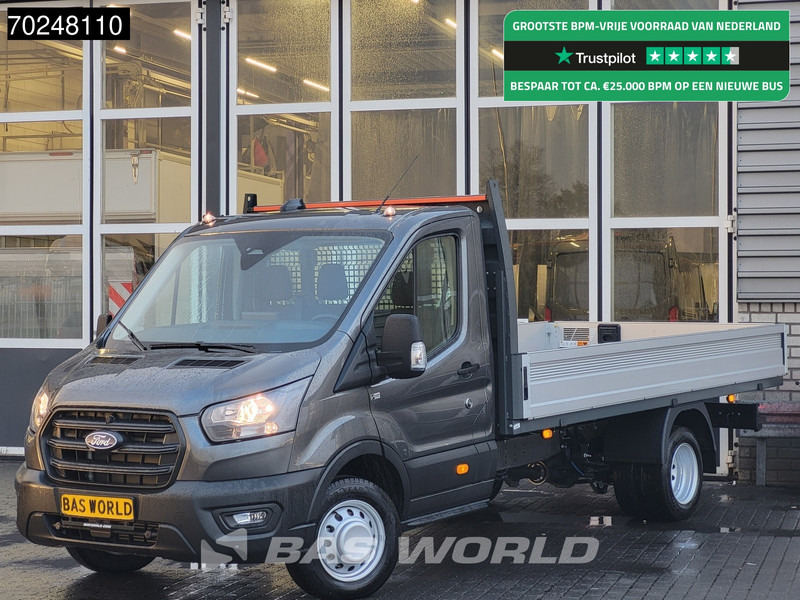 Ford Transit 165pk Open laadbak Dubbellucht Pritsche Trekhaak Airco Cruise Camera Airco Trekhaak Cruise control - Van flatbed: gambar 1 Ford Transit 165pk Open laadbak Dubbellucht Pritsche Trekhaak Airco Cruise Camera Airco Trekhaak Cruise control - Van flatbed: gambar 1