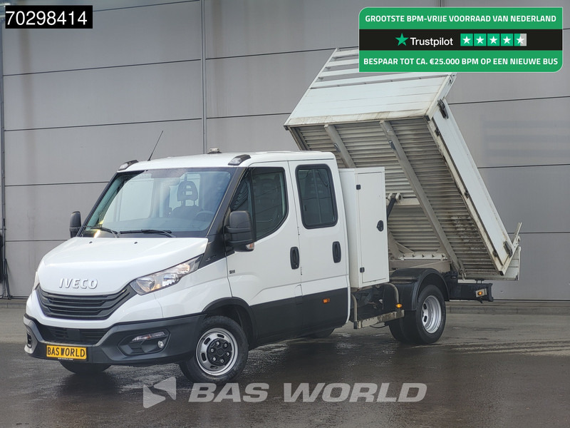 Iveco Daily 35C14 Kipper met Kist Dubbel Cabine 3,5t Trekhaak Dubbellucht Airco Cruise Euro6 Tipper Benne Kieper Airco Trekhaak Cruise contr - Van jungkit: gambar 1 Iveco Daily 35C14 Kipper met Kist Dubbel Cabine 3,5t Trekhaak Dubbellucht Airco Cruise Euro6 Tipper Benne Kieper Airco Trekhaak Cruise contr - Van jungkit: gambar 1