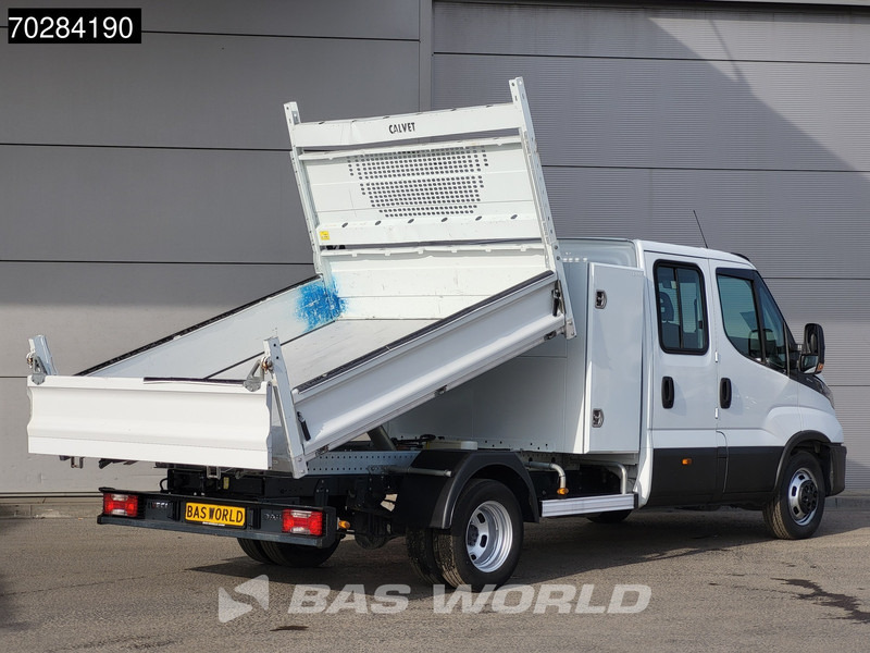 Van jungkit Iveco Daily 35C14 Kipper met Kist Dubbel Cabine Dubbellucht 3,5t Trekhaak Airco Cruise Euro6 Kieper Tipper Benne 2m3 Airco Trekhaak Cruise c: gambar 6